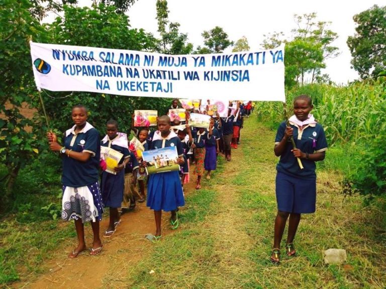 16 Days March around Mugumu, Tanzania, in December 2015